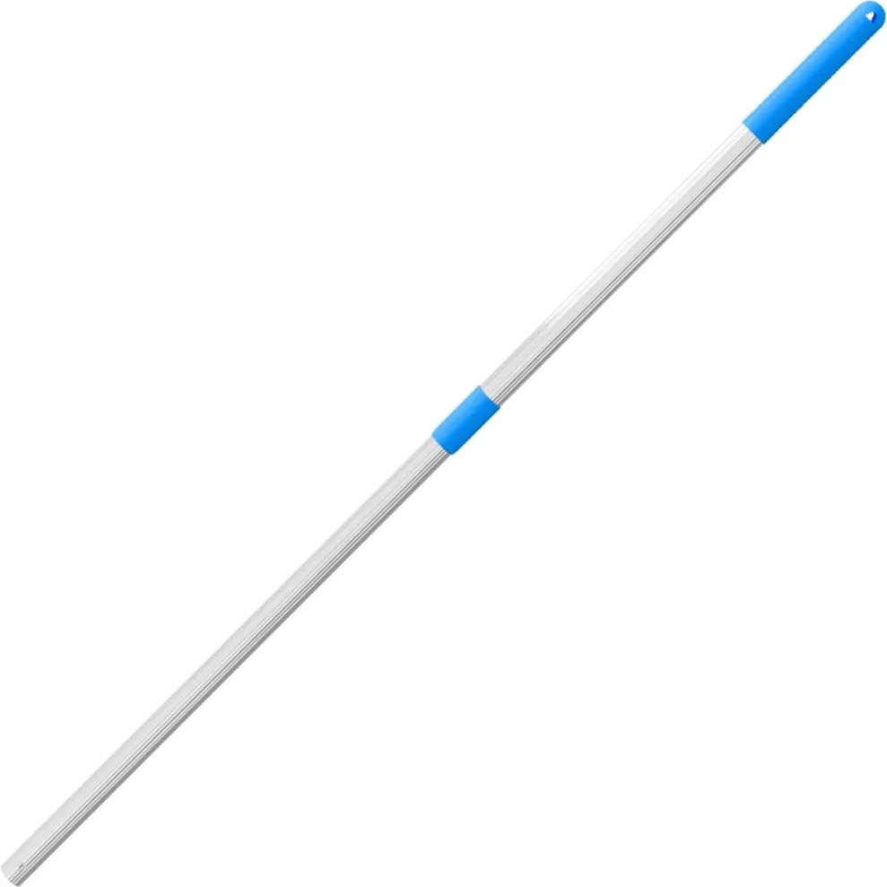 vidaXL Mâner de furcă telescopic, argintiu, oțel
