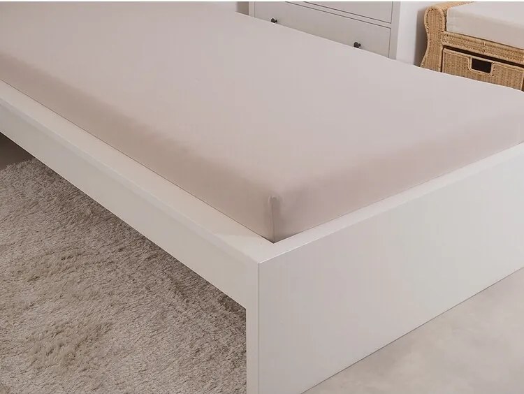 Cearșaf de pat 4Home jersey Ideal coffee, 60 x 120 cm