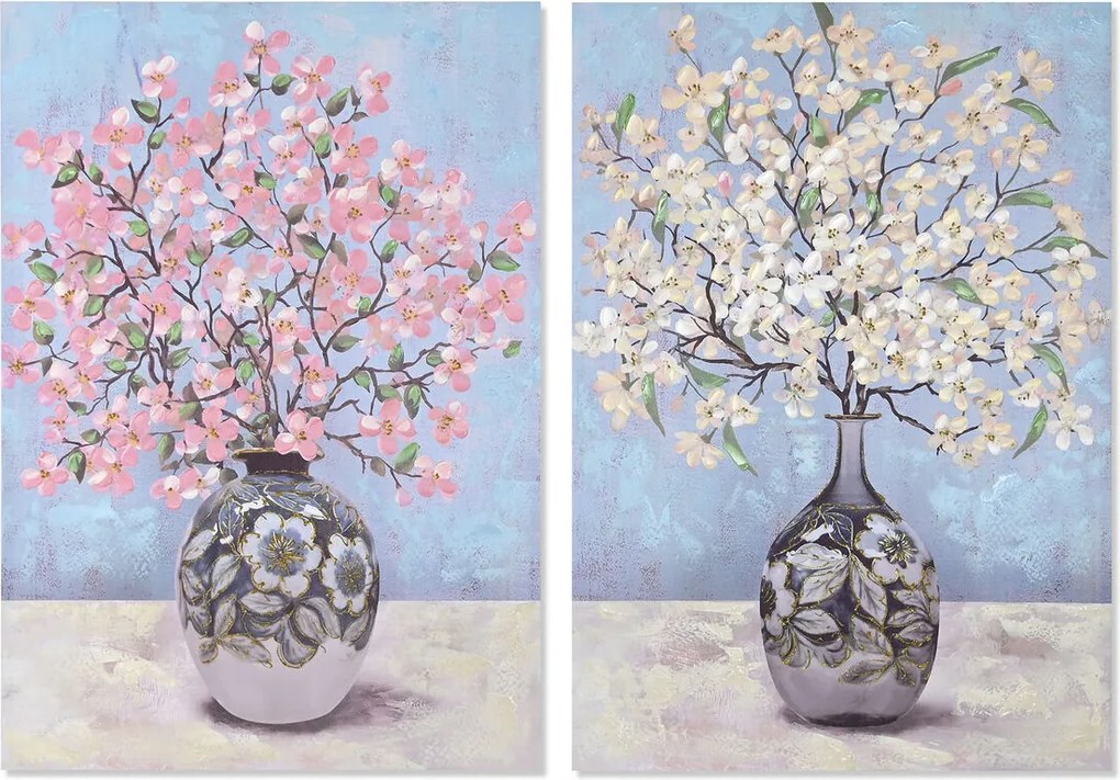 Pânză DKD Home Decor Pânză Lemn MDF 70 x 3 x 100 cm