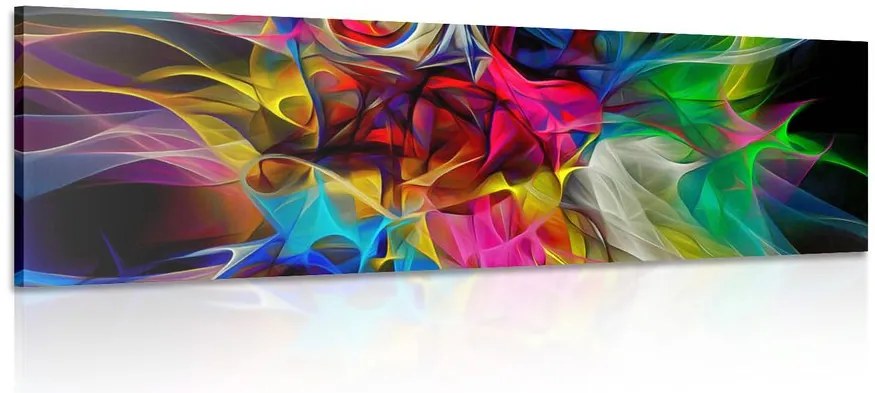Tablou haos colorat abstract