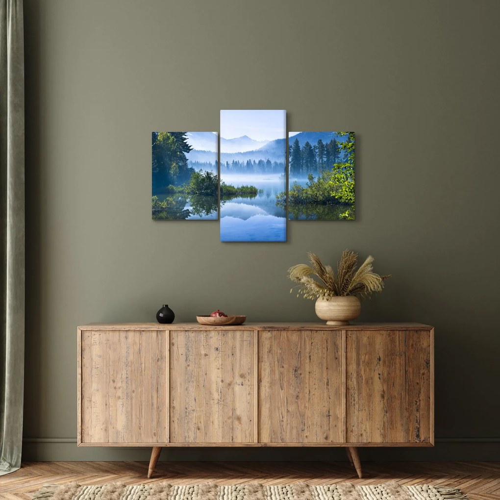 Tablou cu lac montan (90x60 cm)