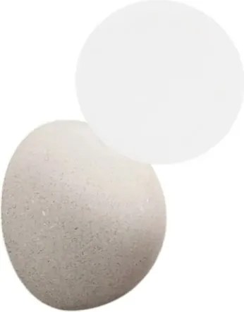 Ondaluce - Aplică de perete ROCK 1xG9/7W/230V alb