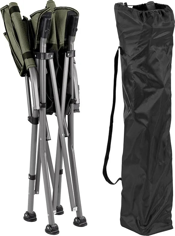 Leziter Fotoliu confort cu suport pentru pahare verde