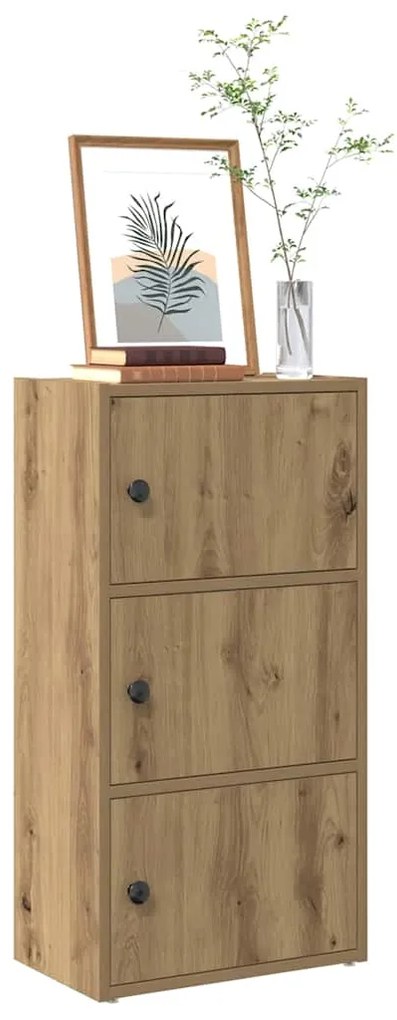 vidaXL Bibliotecă, stejar artizanal, 40x24x77 cm, lemn prelucrat