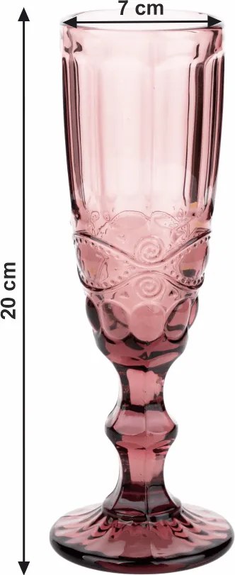 Set de 4 pahare de şampanie, 150ml, SAVOY TIP 4