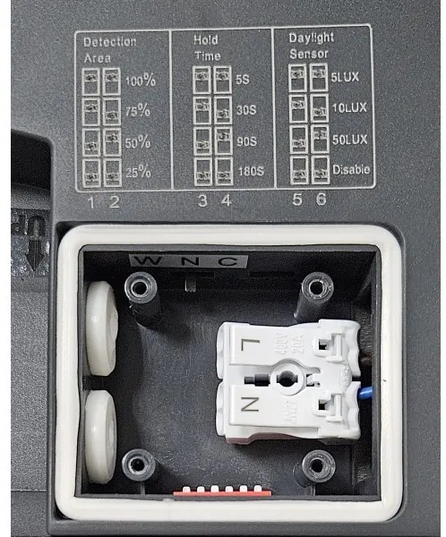 Plafonieră LED cu senzor pentru baie ELLÉ LED/24W/230V d. 26 cm IP54 antracit