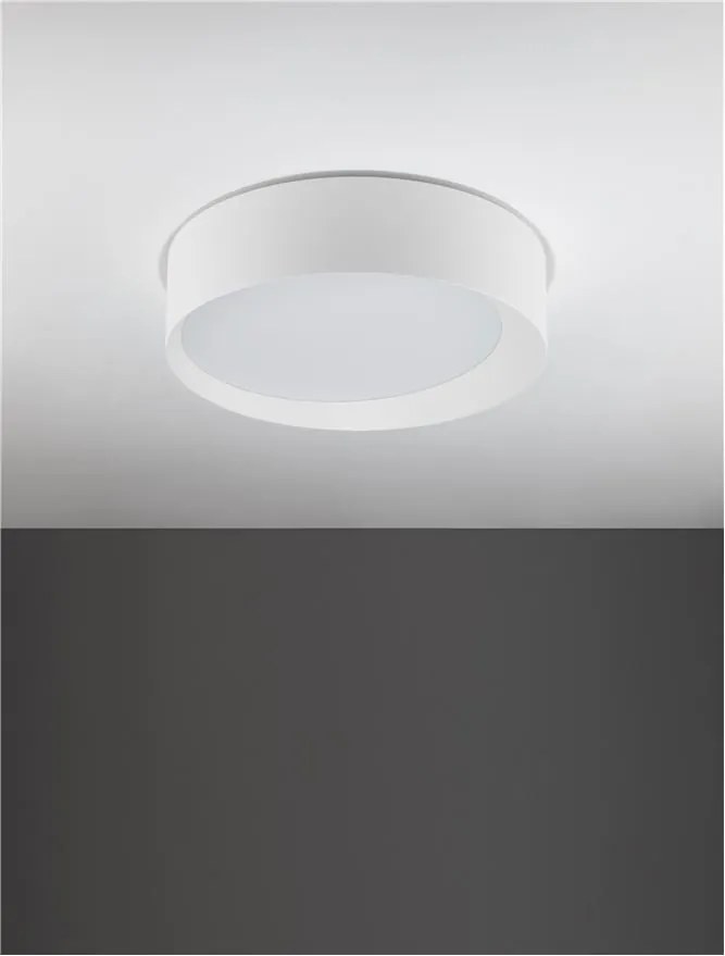Plafoniera LED dimabila design modern Oby alb 45cm