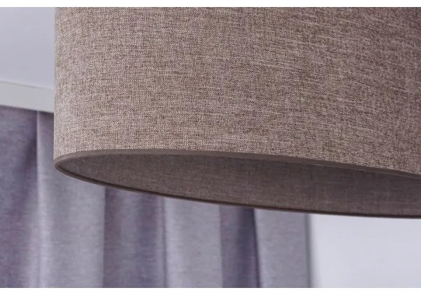 Lustră pe cablu Duolla OVAL 1xE27/15W/230V maro