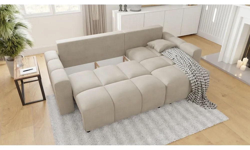 Colțar bej (cu colț variabil) Luki – Ropez