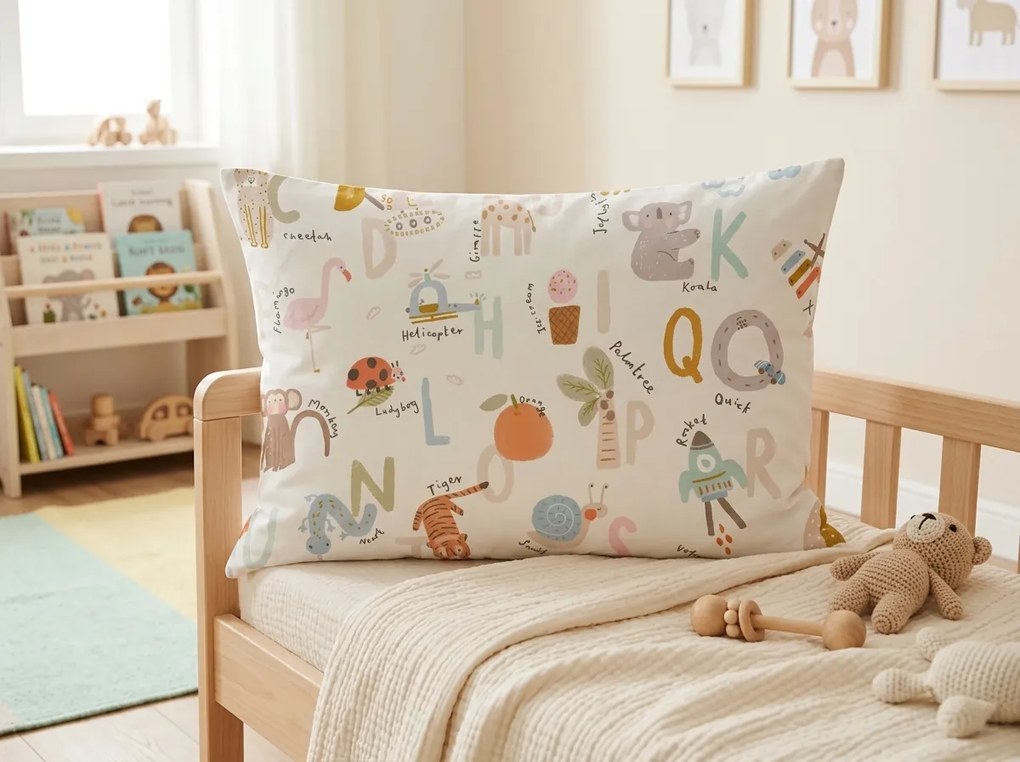 Fata de perna din bumbac ALPHORA 40x60 cm, colorat