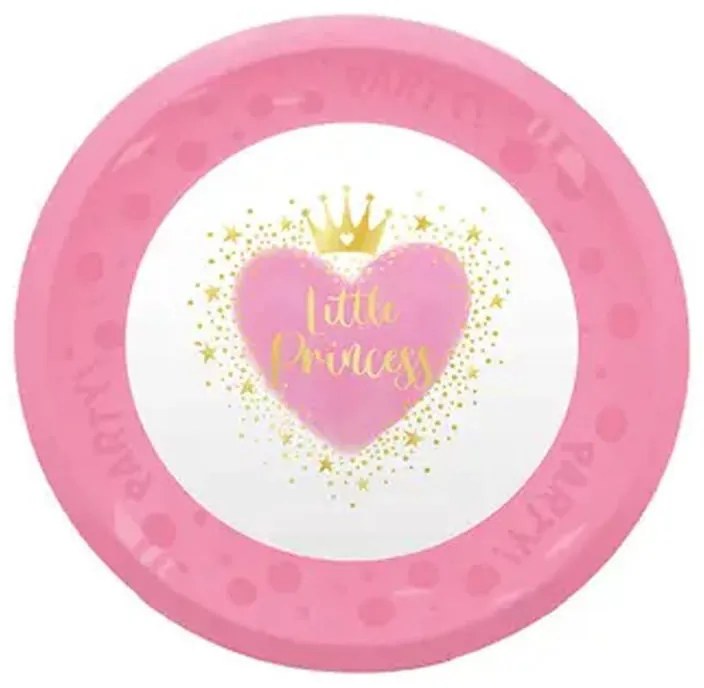 Prințese Little Princess Farfurie plată plastic micro premium 21 cm