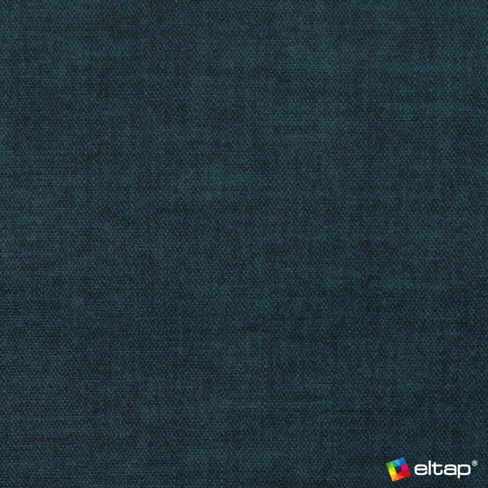 Colțar albastru extensibil/cu spațiu de depozitare cu tapițerie din catifea (cu colț pe partea stângă/în formă de ”L”) Barea – ELTAP