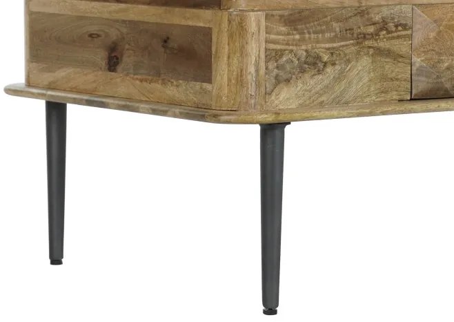 Măsuță de cafea din lemn de mango și metal, L116 cm, „Kandara” – Ethnic Collection