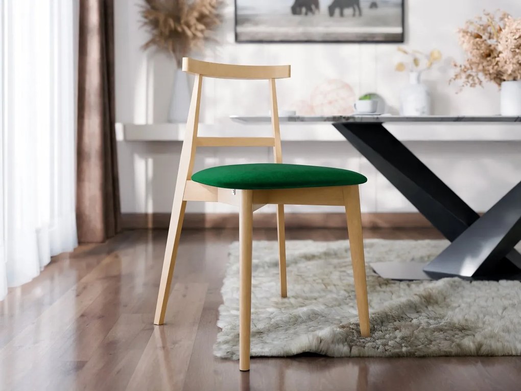 Scaun sufragerie KD 71 (Fag + smaragd) . Promo -16%. 1103495
