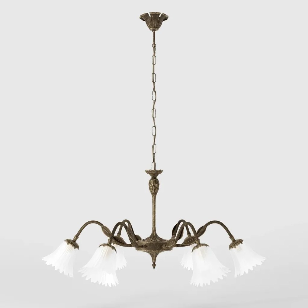 Candelabru din alama cu detalii gravate Dalida