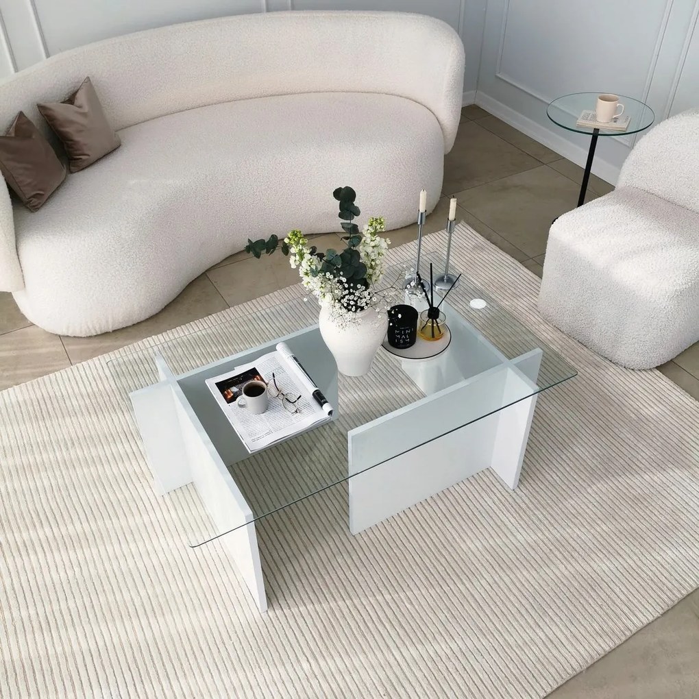Măsuță de conferință Eescape White