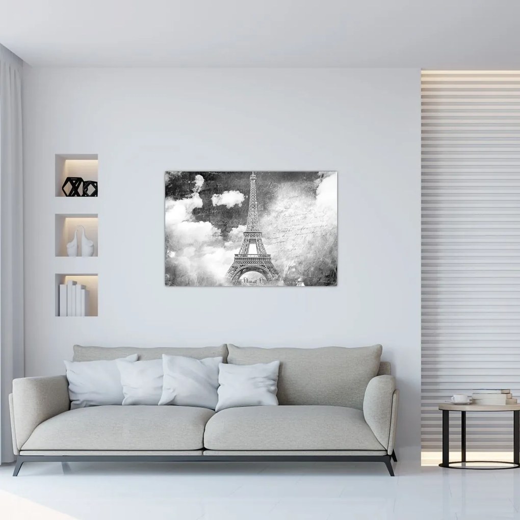 Tablou - Carte poștală de epocă a orașului N⁰3 (90x60 cm)