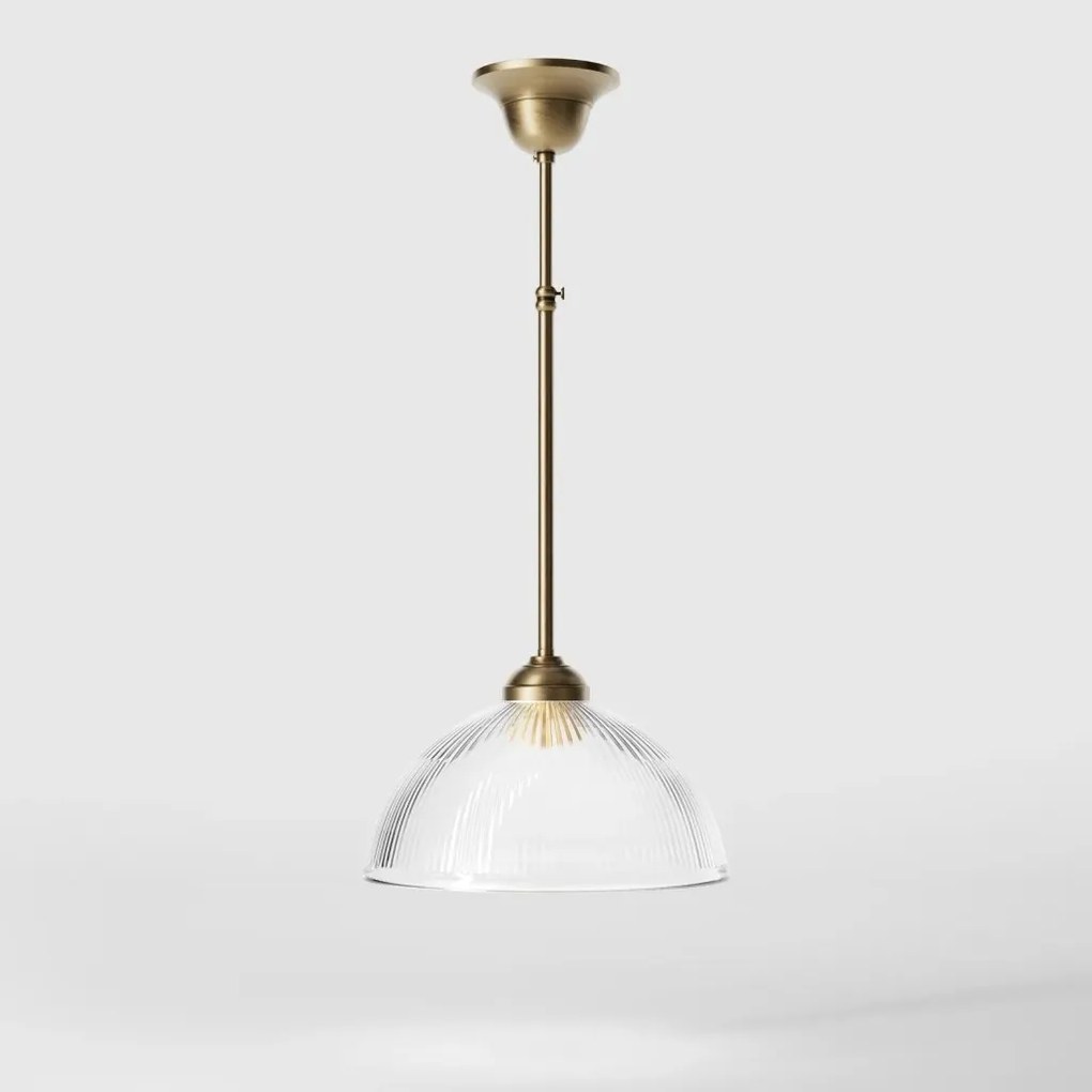 Lustra stil neoclasic din alama si sticla Elide