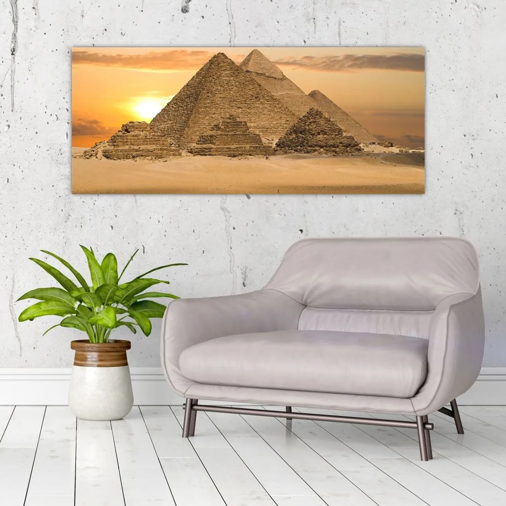 Tablou - Piramidele (120x50 cm)