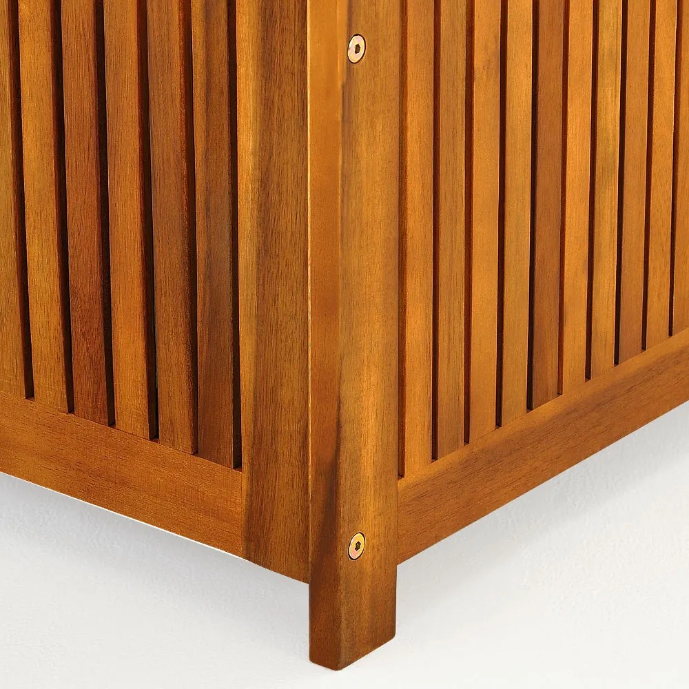 Ladă de lemn ACACIA, 117x50x59cm, maro natural Jurhan