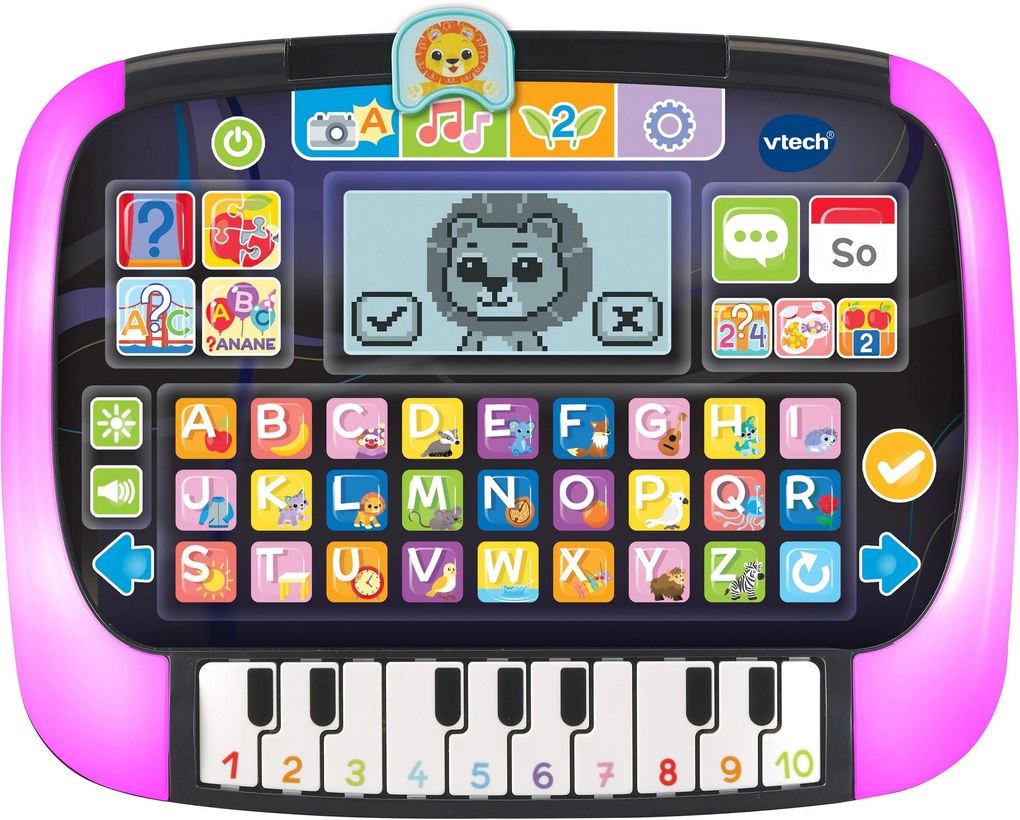 Tableta de invatat Vtech roz cu lumini si sunet