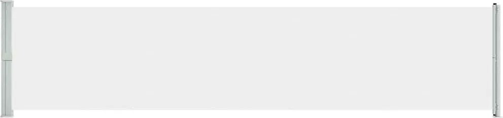 vidaXL Copertină laterală retractabilă de terasă, crem, 140 x 600 cm