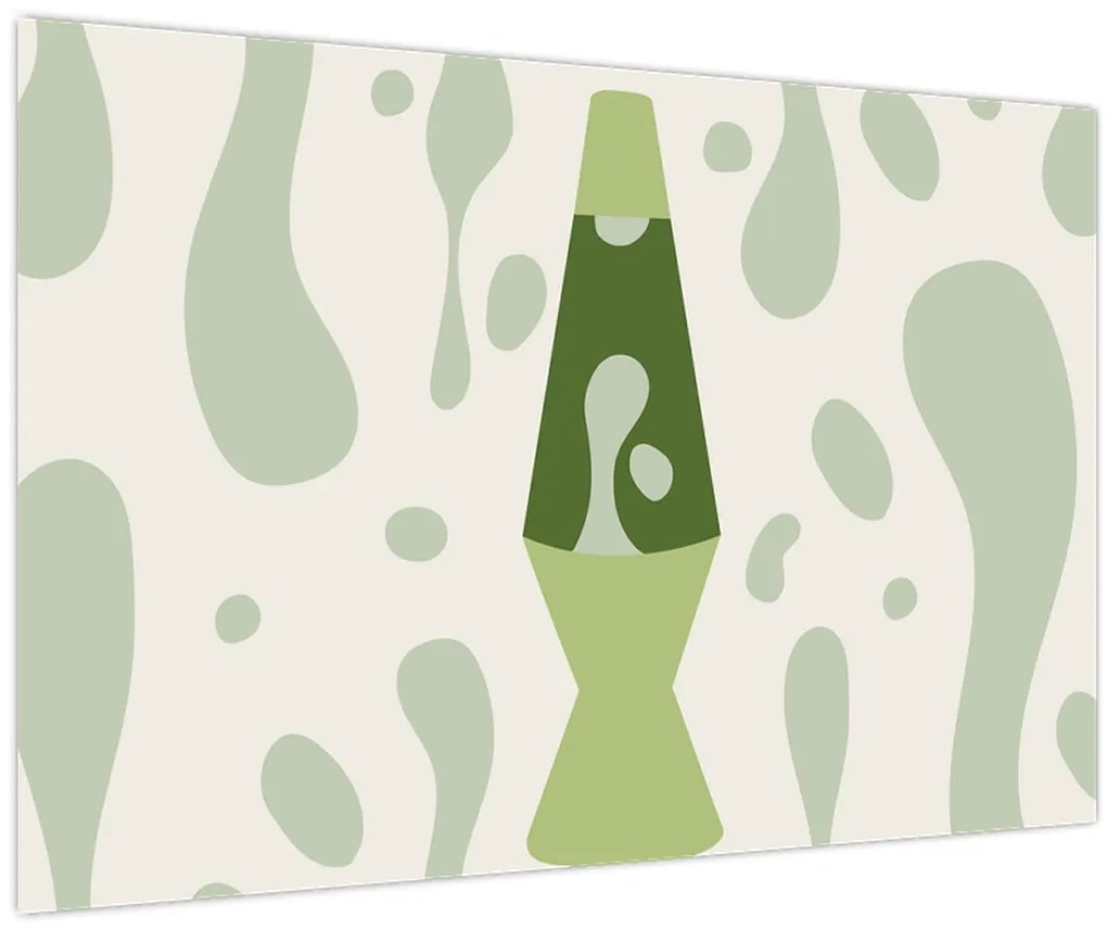 Tablou - Hippies, lampa de lavă (90x60 cm)