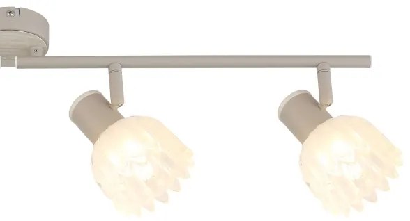 Globo 54317-4 - Plafonieră cu spoturi PLANTA 4xE14/40W/230V