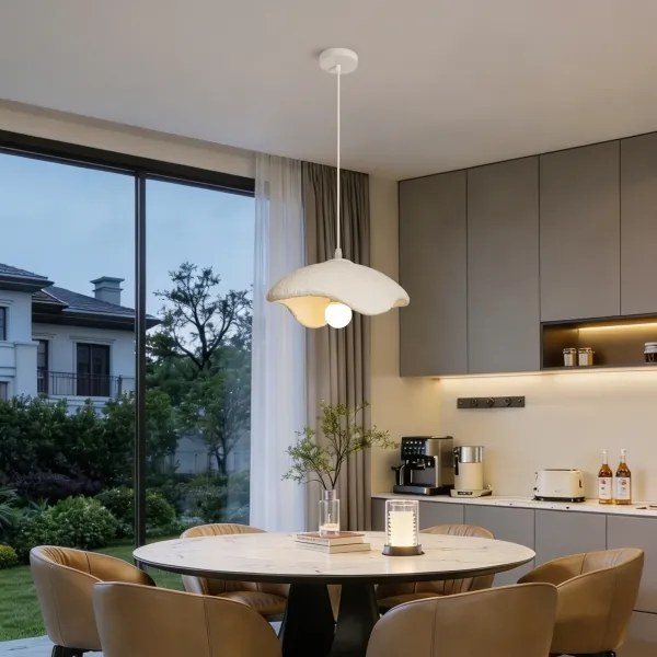 BRILAGI - Lustră pe cablu WABI SABI 1xE27/60W/230V Ø 30 cm albă