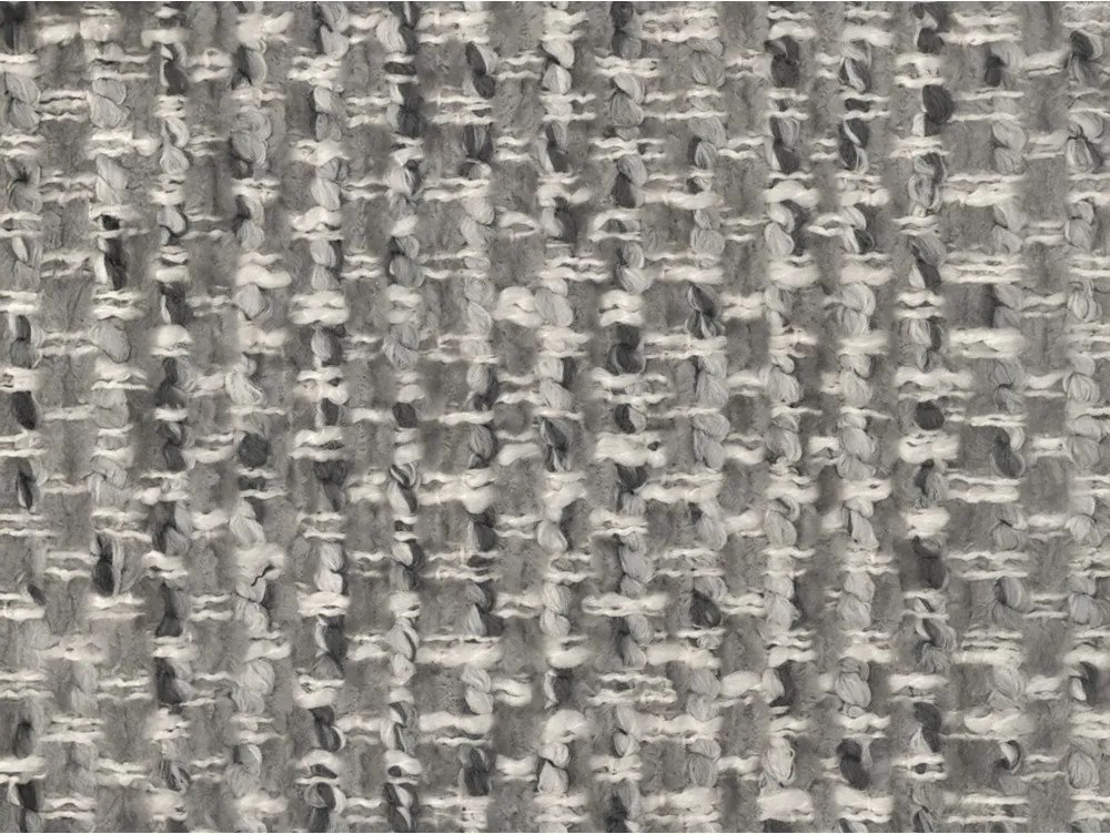 Canapea gri deschis cu tapițerie din chenille 204 cm Georgia – Micadoni