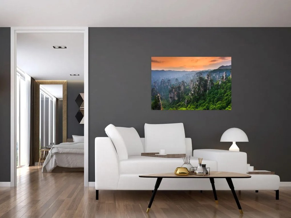 Tablou - Parcul forestier național Zhangjiajie (90x60 cm)