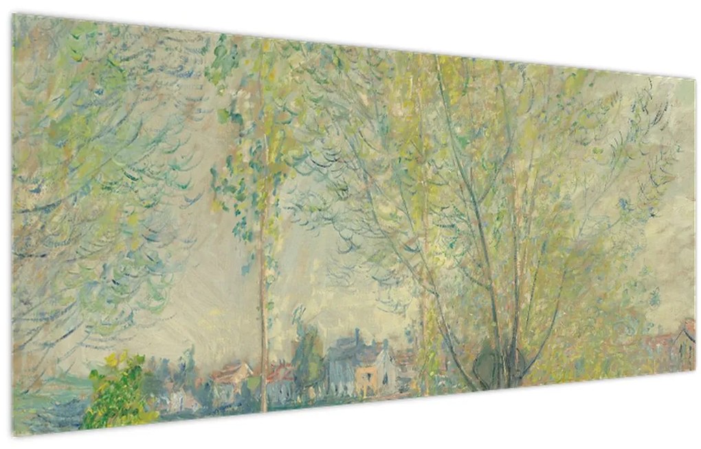 Tablou - Claude Monet, The Willows, reproducere (120x50 cm)