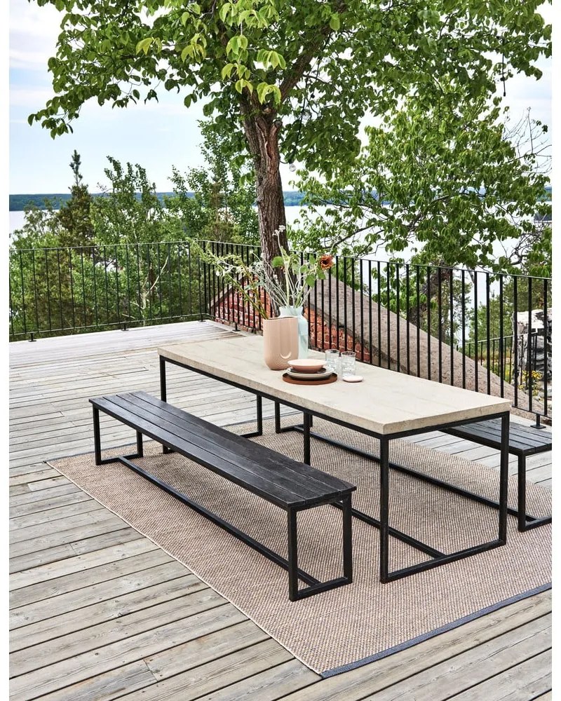 Covor pentru exterior și interior bej 85x160 cm Effi Granit – Pappelina