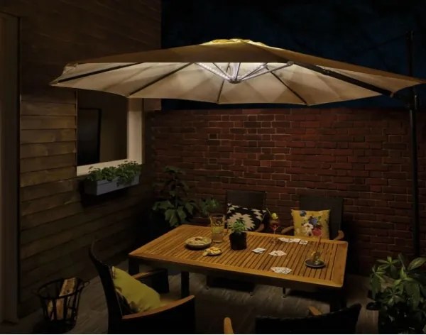 Paulmann 94208 - LED 1,8W iluminare parasol 5V/USB, cablu 1,6m