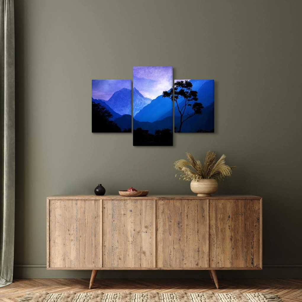 Tablou - Cerul de noapte din Nepal (90x60 cm)