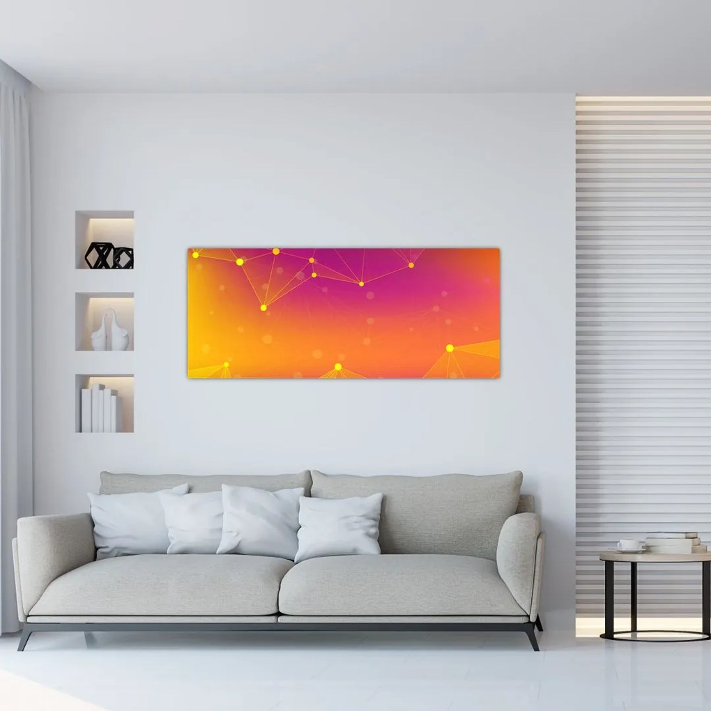 Tabloul modern colorat (120x50 cm)