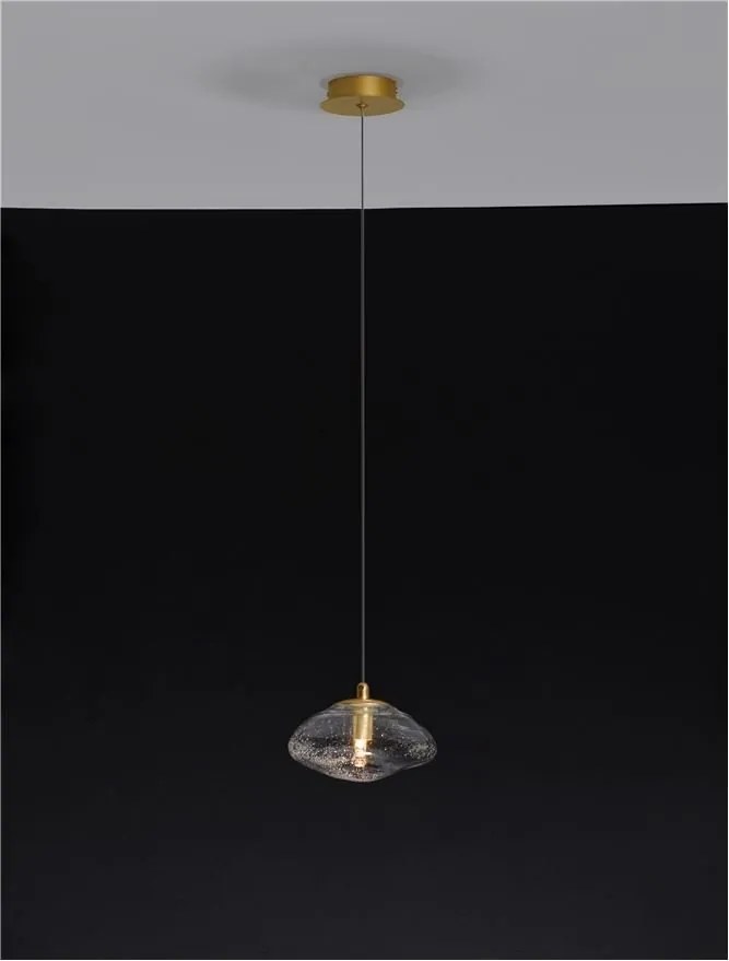 Pendul modern design decorativ KING auriu D-20cm