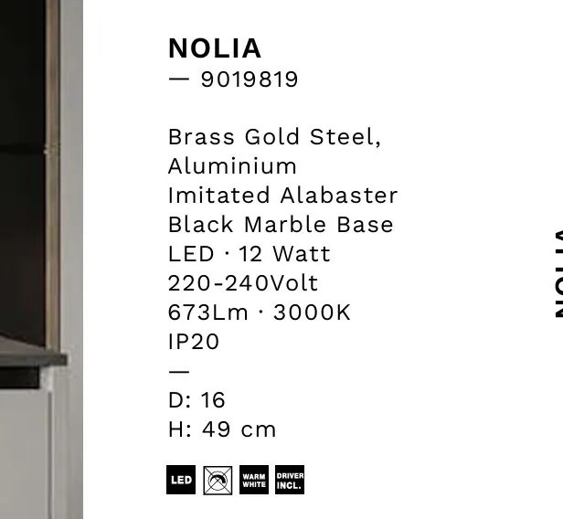 Aplica de perete LED design decorativ NOLIA