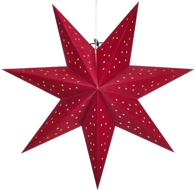 Markslöjd 705608 - Decorațiune de Crăciun LED BLINK LED/0,2W/3xAA, Ø 45 cm, roșie