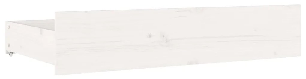 Cadru pat cu sertare 6FT Super King, alb, 180x200 cm Alb, 180 x 200 cm