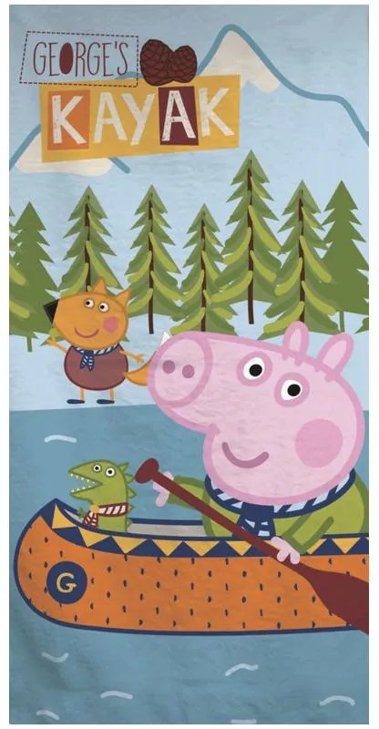 Purcelușa Peppa Kayak prosop de baie, prosop de plajă 70x140cm