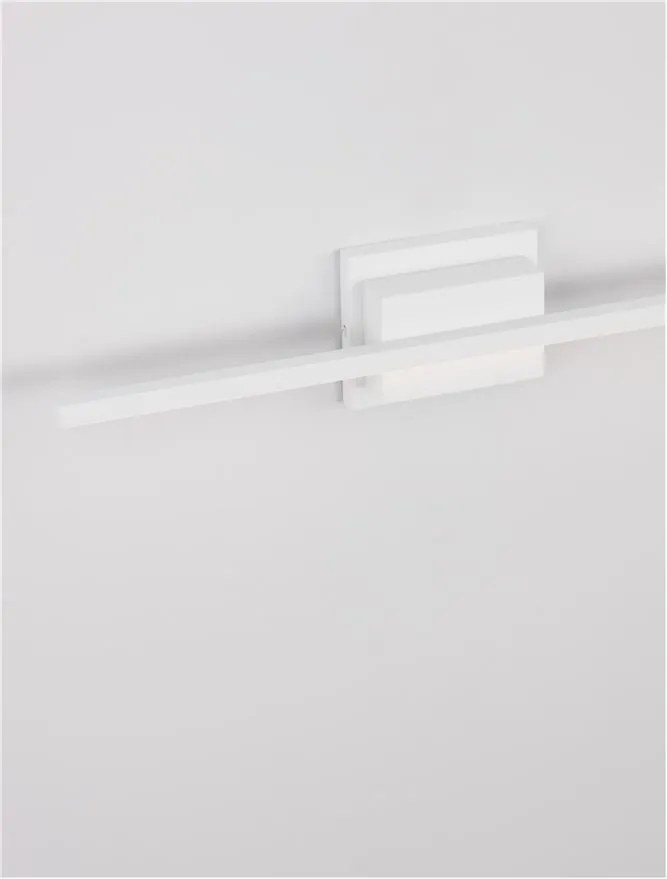 Aplica LED pentru oglinda / tablou AZURE alba L-60,5cm