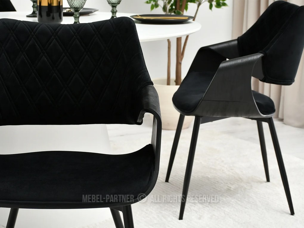 Scaun Rolf K (negru). 1111249