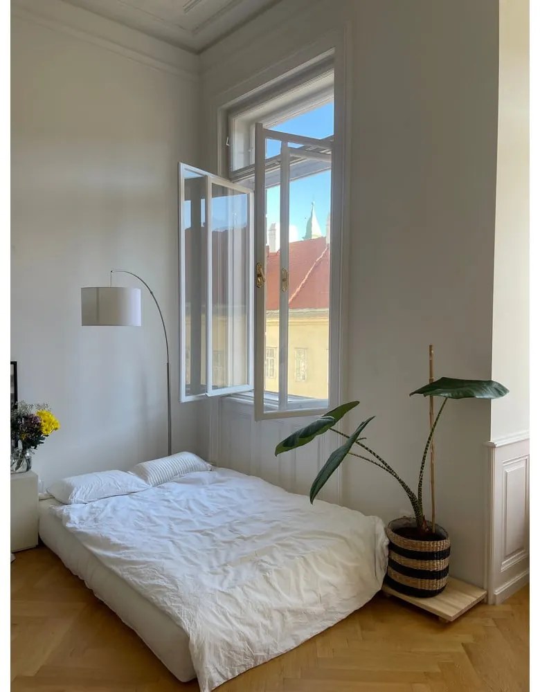 Canapea galbenă extensibilă 140 cm Hippo - Karup Design