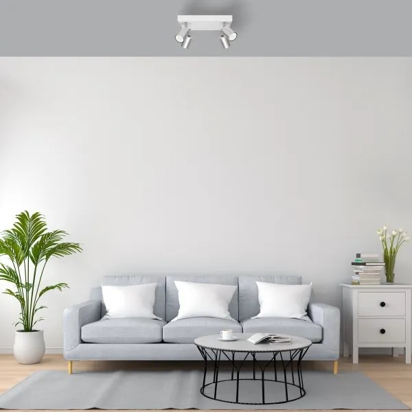 Spot LED TUNE 4xGU10/4,8W/230V crom mat/alb