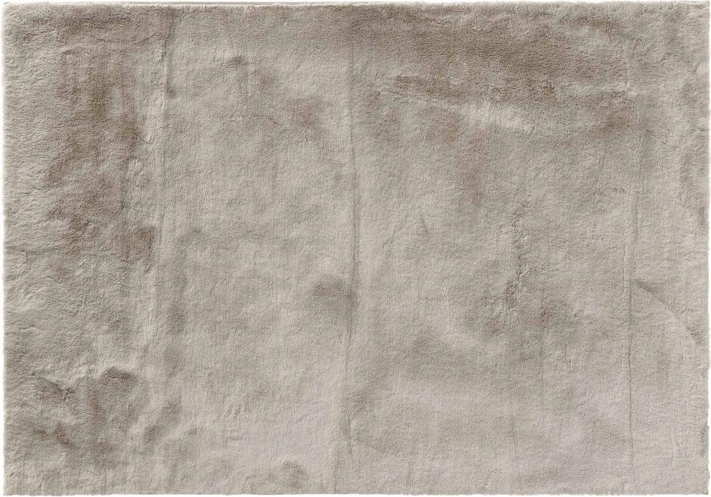 Covor moale din blană sintetică, maro, FELINE