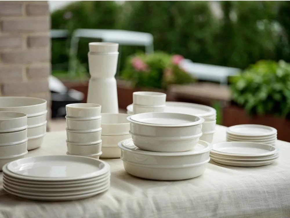 Farfurie crem pentru desert din porțelan ø 20 cm Eau – Zone