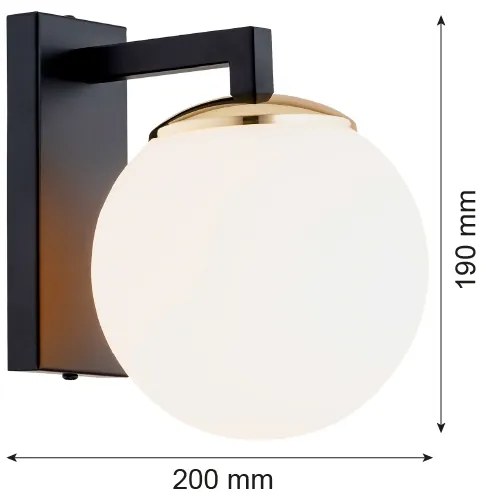 Aplică MORITZ 1xE27/15W/230V Argon 4771