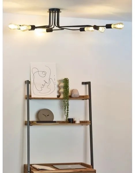 Lucide 21112/08/30 - Lustră aplicată LESTER 8xE27/40W/230V