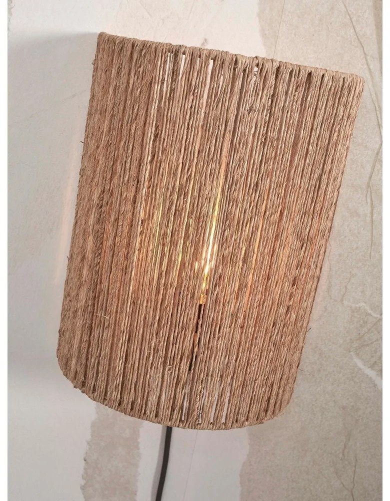 Aplică de perete în culoare naturală Iguazu – Good&Mojo